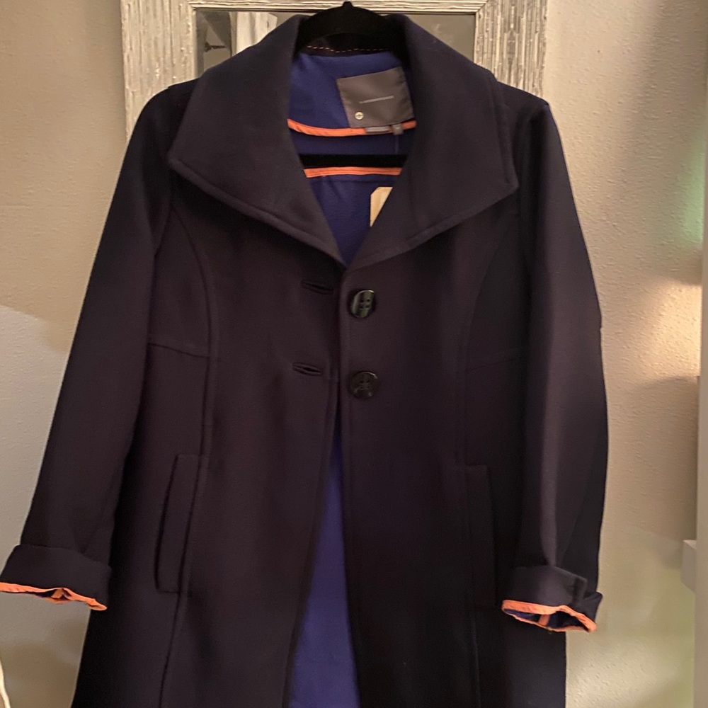 Anthropologie navy blue jacket.  New without tag
